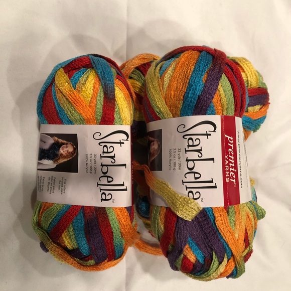 Other - Starbella 100% acrylic primary colors, 33yds/skein